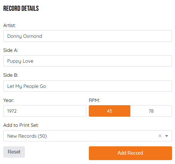 Edit details for the record.