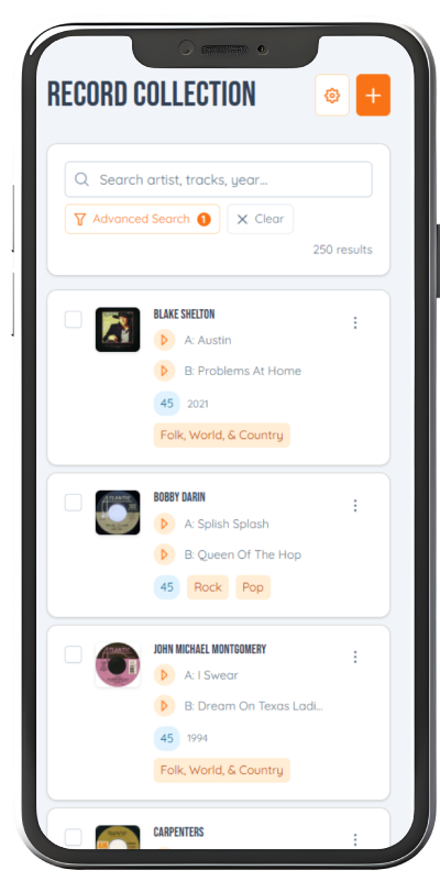 Mobile app screenshot